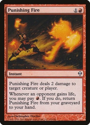Punishing Fire 1x MtG Zendikar SP/NM