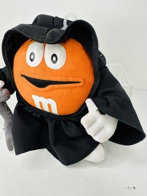 m&m様 Rare M&M Candy Orange in black cloak and hood w/cane Halloween