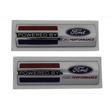 Ford Racing Powered By Ford Performance Stick-on Fender Emblem Pair Ford Racing Powered By Ford Performance Stick-on Fender Emblem Pair