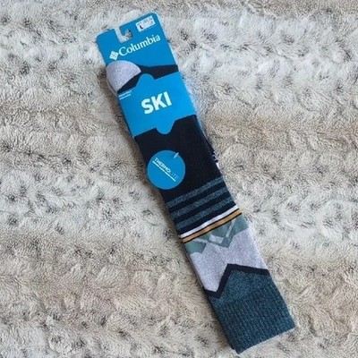 Columbia Ski Slope Over-the-Calf Medium Weight Socks NWT Large