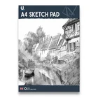 A4 Sketch Pad - White Paper Artist Craft Doodling Sketching Drawing Book UK