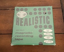 Vintage Realistic High Fidelity Magnetic Recording Tape SEALED