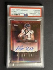 2024 Topps Midnight Bo Nix /99 Stroke Of Midnight Rookie Auto PSA 10
