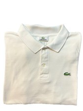 Lacoste 7 Short Sleeve Men s Polo Shirt 2XL - XXL White
