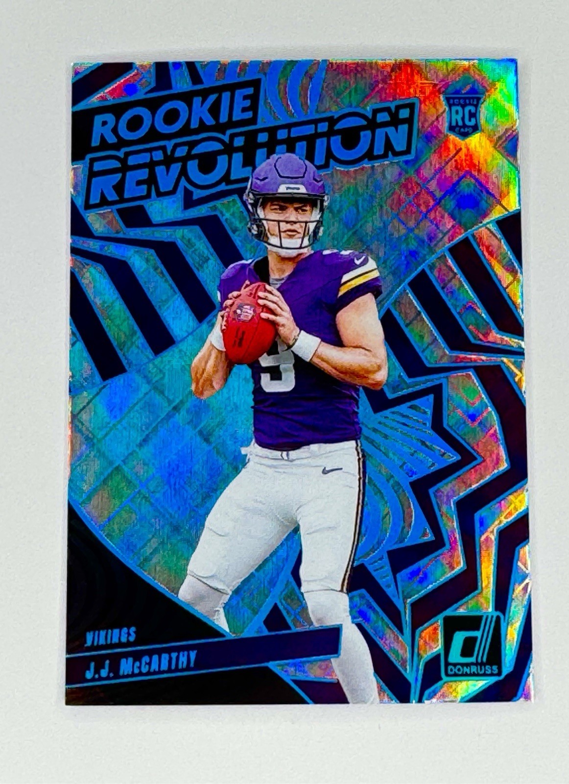 2024 Panini Donruss Rookie Revolution Cosmic /100 JJ McCarthy #3 RC