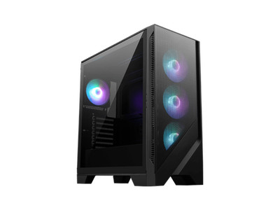 MSI MAG FORGE 321R AIRFLOW Black Computer Case, 2xUSB 3.2 Gen 1, 4x120mm ARGB