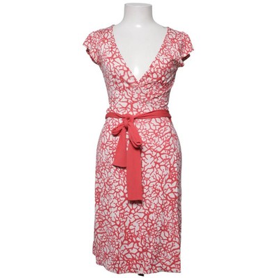 Diane von Furstenberg, Wickelkleid, Größe: 32, Rot/Weiß, Seide, Print #XmE