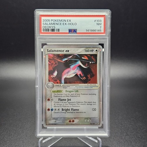 Salamence ex graded PSA 7 for sale on eBay