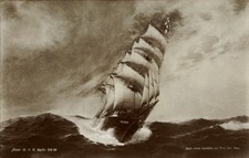 Künstler Ak Deutsches Kriegsschiff, SMS Seeadler, Hilfskreuzer,... - 5005730