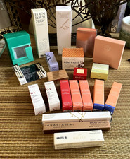 Lot: 21 High End Makeup & Skincare EMPTY Pack...