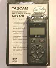Tascam DR-05 Linear PCM Recorder with Box  microSD - Used - Tested