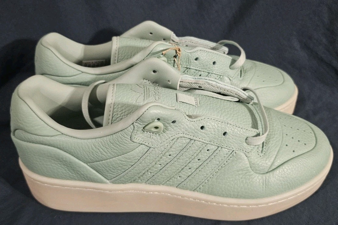 Adidas Rivalry Lux Low Sneakers Hazy Green Cream IF7185 Men Size 10 New No Box