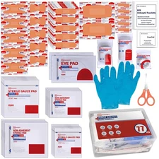 First Aid Kit Refill - Extra Replacement Supplies for First Aid Kits Loose Pa...
