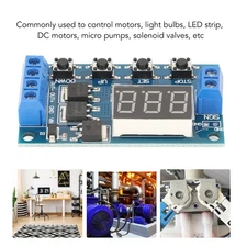 5‑30V Dual MOS Tube Control Board Professional Trigger Cycle Timer Delay Switch