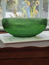 E.O. Brody Co Clevand OH USA Green Decorative Mid Century Modern Bowl Vase-CLEAN