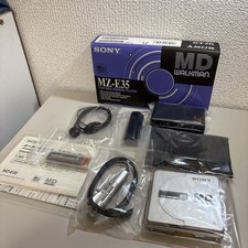 SONY MZ-E35 MD Walkman Portable MiniDisc Player Complete Accessories Tested