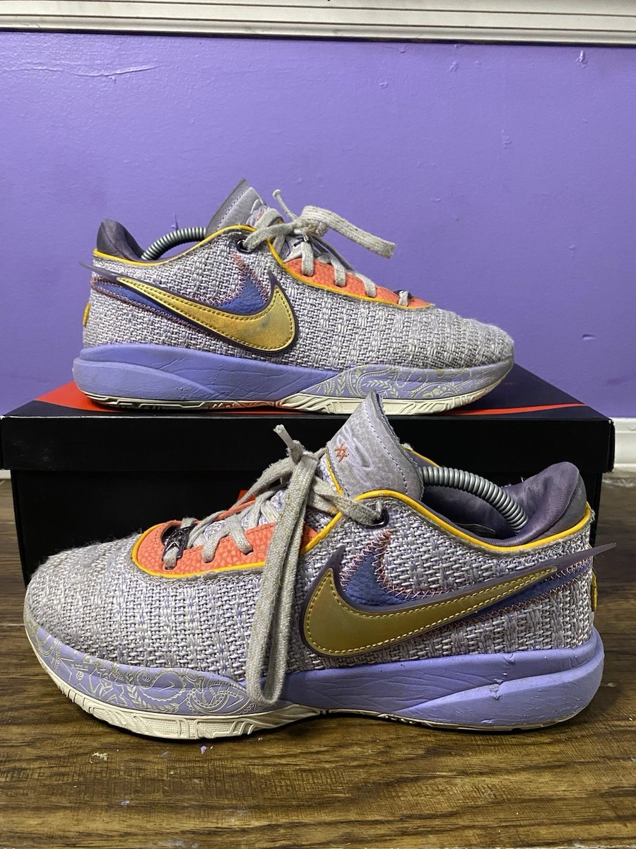 Nike LeBron 20 EP Purple And Gold for Sale | Authenticity  display picture 3