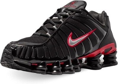 Size 12 - Nike Shox TL Black University Red for sale online | eBay