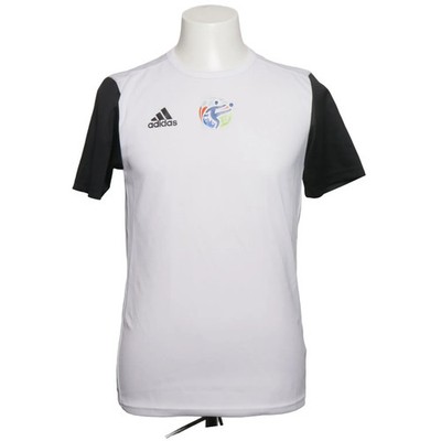 Adidas, Trainingsoberteil, Größe: S, Weiß/Schwarz/Mehrfarbig, Polyester #JcA