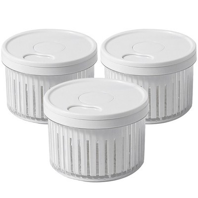 3 Pcs Zwiebelaufbewahrer Zwiebelspeicherbehälter Knoblauchbehälter