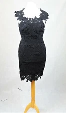 True Decadence Floral Crochet Backless Bodycon Dress Size 10 Uk CR015 DD 24 