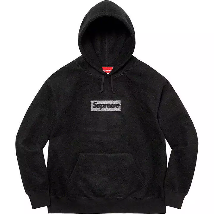 SUPREME INSIDE OUT BOX LOGO HOODED SWEATSHIRT SS23 NWT BLACK SIZE