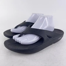 OOFOS Men's OOriginal Sport Sandals US 10 Black Comfort Recovery Flip Flops
