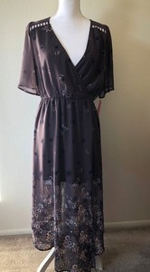 xhilaration floral maxi dress