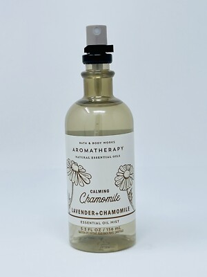 BATH & BODY WORKS  Calming Lavender + Chamomile Essential Oil Mist 5.3 fl oz NEW
