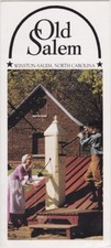 1970's Old Salem Historic Village Brochure