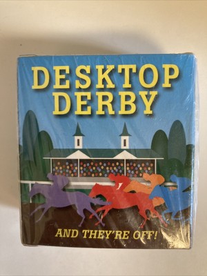 Desktop Derby And They're Off by David Jones 2011 Kit Novelty RACE HORSE Set NIB