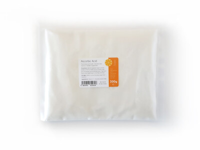 Vitamin C L-Ascorbinsäure 200g ultrareines gentechnikfreies Pulver in pharmazeutischer Qualität
