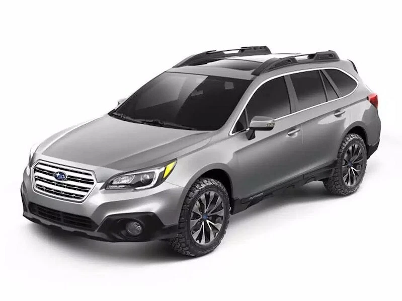 Protector de capó AVS cromado AeroSkin deflector protector contra insectos para Subaru Outback 15-17 Foto 2 de 3