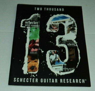 SCHECTER GUITAR RESEARCH 2013  CATALOG 