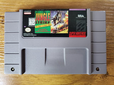 Jungle Strike - Nintendo SNES Cartridge - Authentic - Clean & Tested