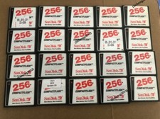 20PCS Sandisk  CompactFlash Card 256MB CF Memory card SDCFB  White version  