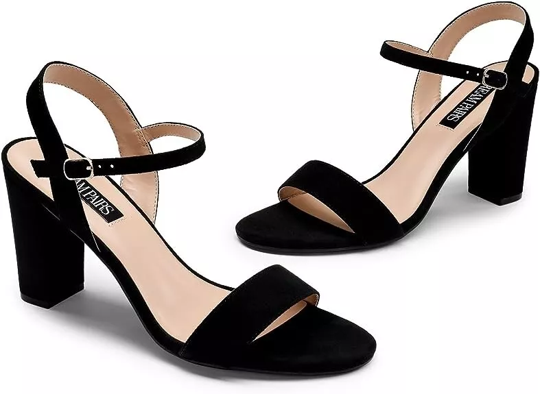 Black Block Heel Mules - CHARLES & KEITH UK