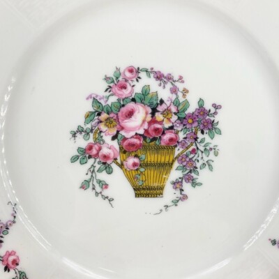 【4枚セット】Haviland 人気柄プレート 330/597/842/319 6 ANTIQ Charles CF Field Haviland Limoges GDA SALAD Plate Floral