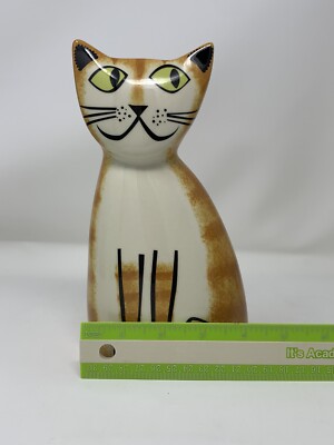 置物 Hannah Turner Cat Money Box Hannah Turner Designed In UK Cat Money Box Bank Ginger Tabby | eBay