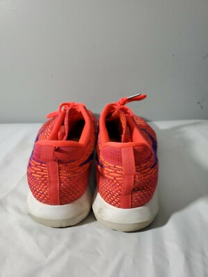 Nike Flyknit Rosherun - Bright Crimson- Court Purple Nike Roshe Run Flyknit| Bright Crimson & Court Purple| Size  main image 3