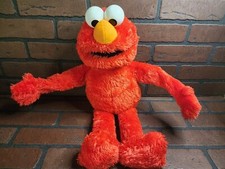 Hasbro Sesame Street 2012 Big Hugs Plush Elmo Toy Sleeps Sings  Talks 22"