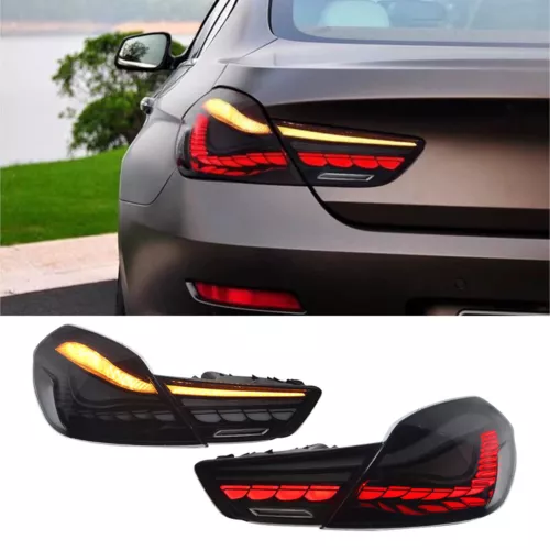 Smoke Black LED Tail Light Dynamic Signal For BMW 6 Series F06 F12 F13 2010-2017 - Picture 3 of 15