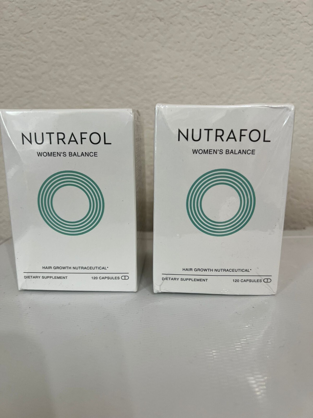 New! 2  NUTRAFOI Women’s Balance Hair Growth 120 Ct Ages 45+ One day SHIP