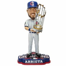 Jake Arrieta Trophy 2016 Chicago Cubs World Series Bobblehead