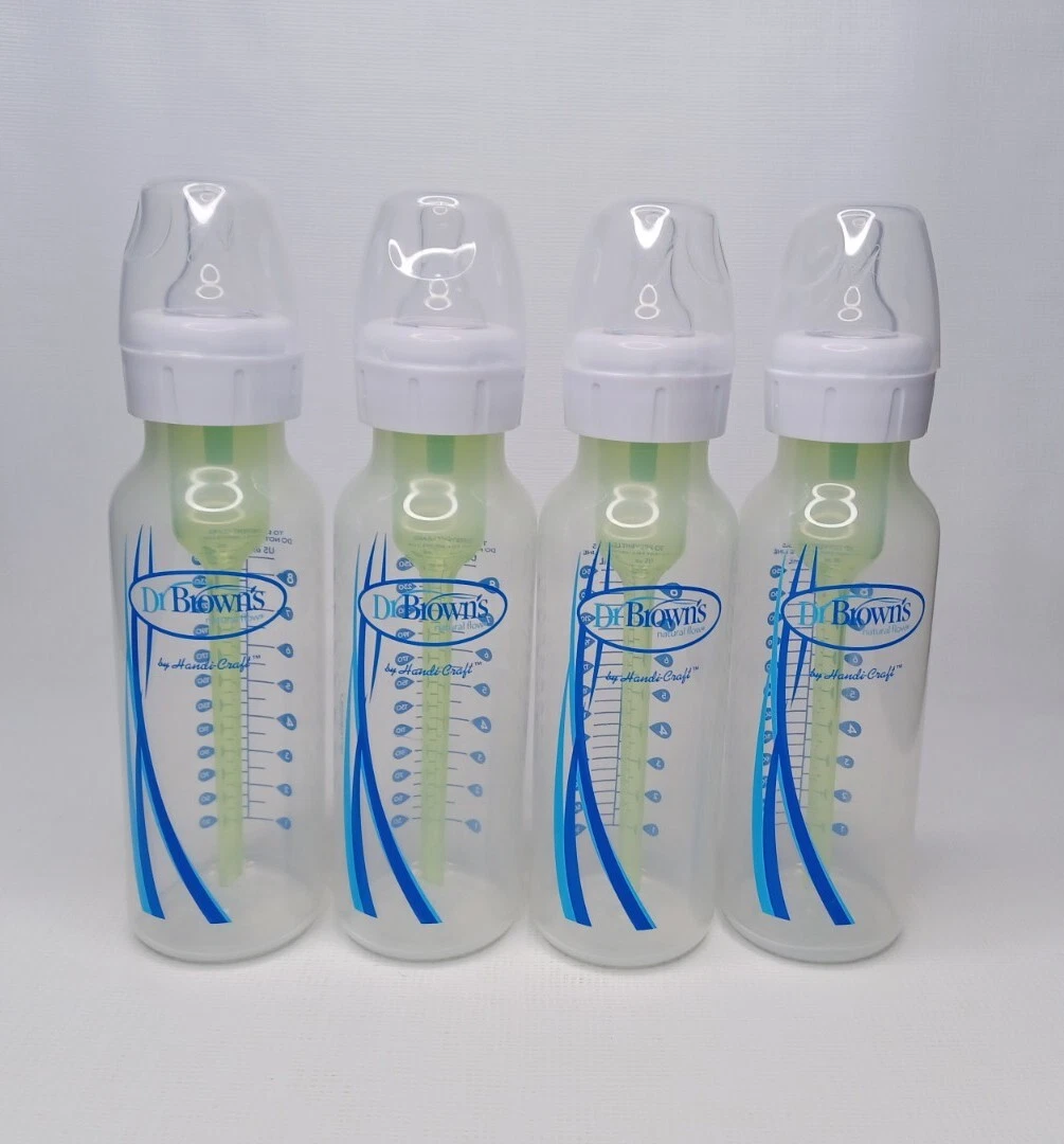 Dr Brown's Natural Flow 8 oz Options Baby Bottle 4 Pack
