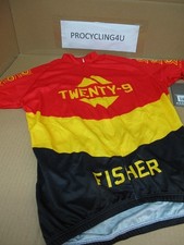 TREK Bontarger 29ER Cycling MTB Road Jersey M L Gary Fisher Black Red Yellow NEW