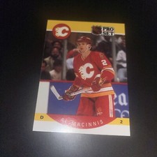 1990 Pro Set   Al MacInnis #35 Calgary Flames