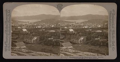 Photo:Christiansund from the observation tower, Norway 1907