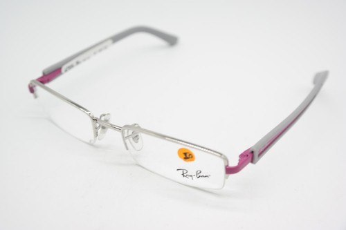 Kids Glasses Ray Ban RB 6232 Silver Purple Gray Half Rim Frame New - Picture 3 of 6