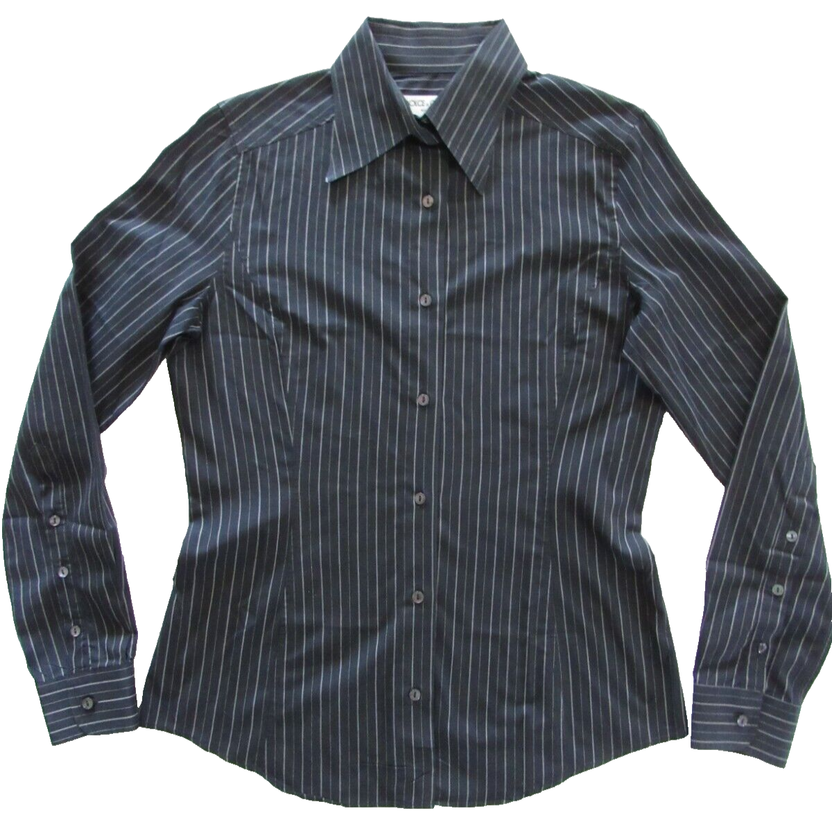black pinstripe dress shirt Antonios Business Loose Striped Shirt for Men - Beige - XL - Long Sleeve main image 0